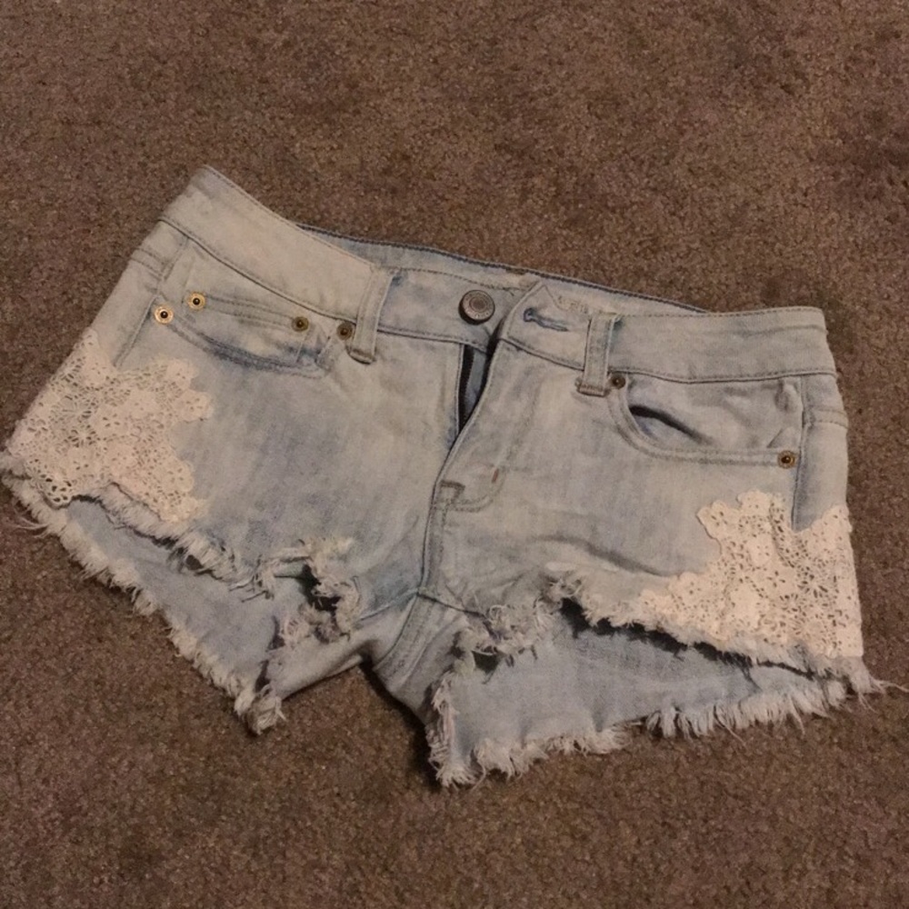 Light wash Jean shorts